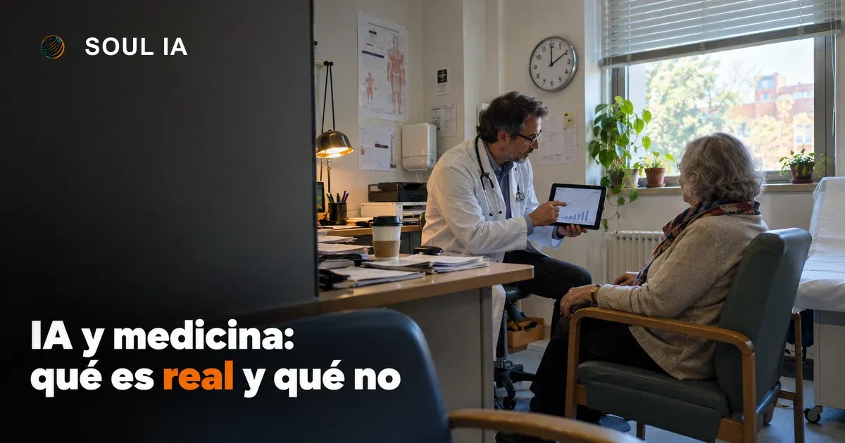 IA y medicina: lo que ya es real, lo que es ensayo y lo que viene, con fechas y fuentes